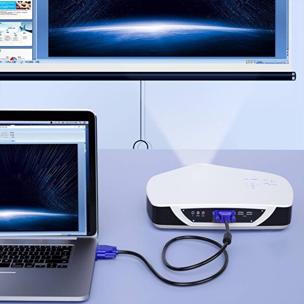 DM CHB032 15 Pinli VGA to VGA Görüntü Kablosu 1.5 Metre