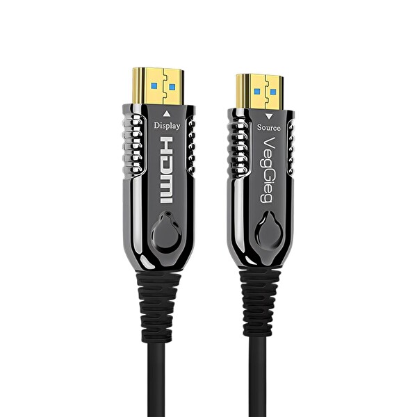 VegGieg 4K 60Hz 18Gbps HDR ARC HDCP Fiber Optik HDMI 2.0 Kablo 80 Metre