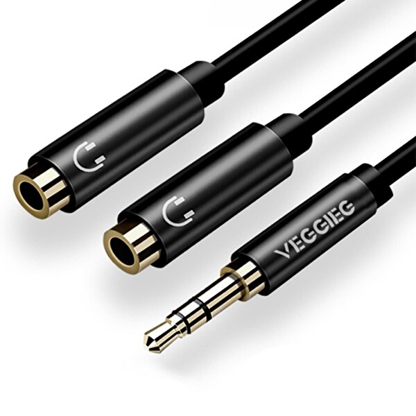 VegGieg 3.5MM 2 Kulaklık Çoklayıcı Y Kablo