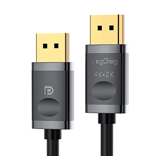 VegGieg 4K 60Hz 2K 165Hz Displayport V1.2 Kablo 3 Metre