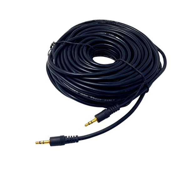 Electroon 3.5MM Stereo Aux Kablo Erkek-Erkek 20 Metre