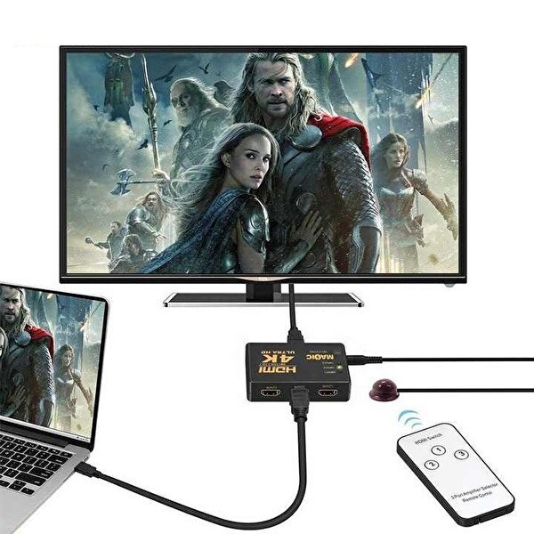 Concord HS3-K Hdmı To Swıtch Hdmı Çoklayıcı 3 Giriş Tek Çıkış