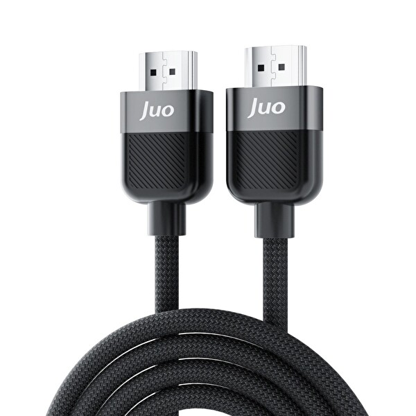 Juo 4K 60Hz 18Gbps HDR ARC HDCP Destekli HDMI 2.0 Örgülü Kablo 2 Metre