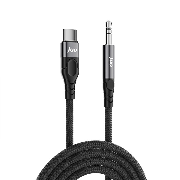 Juo USB Type-C to 3.5MM Jack Aux Stereo TRS Ses Kablosu 1 Metre