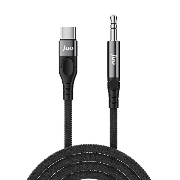 Juo USB Type-C to 3.5MM Jack Aux Stereo TRS Ses Kablosu 1 Metre