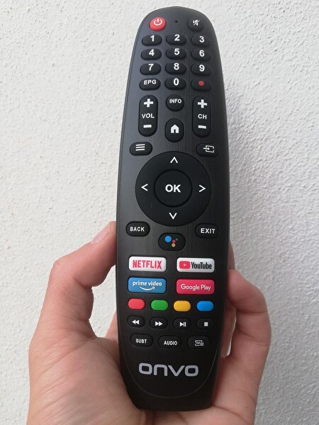 Tayfun Onvo OV43F800 Android Smart TV Uyumlu Kumanda-No Mic.