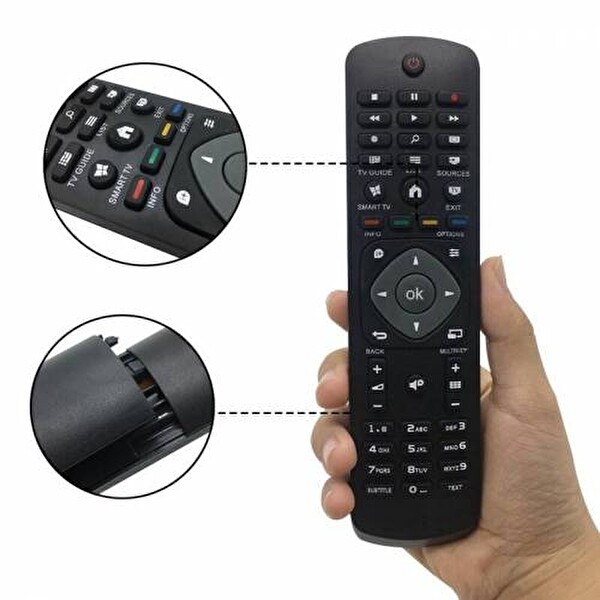 Tayfun Philips 42pfk6549 Smart LED TV Uyumlu Kumanda