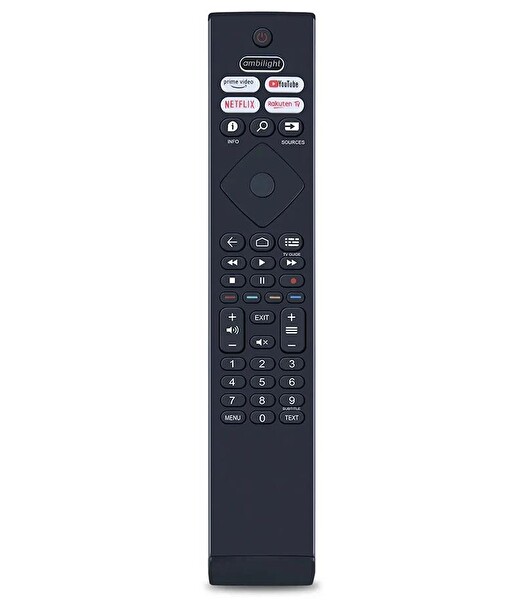 Tayfun Philips 55OLED848/12 İle Uyumlu Android TV Kumanda - Mikrofonsuz