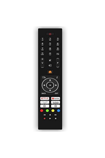 Tayfun Jvc RM-C3607 Android Smart TV Uyumlu Kumanda-mikrofonsuz