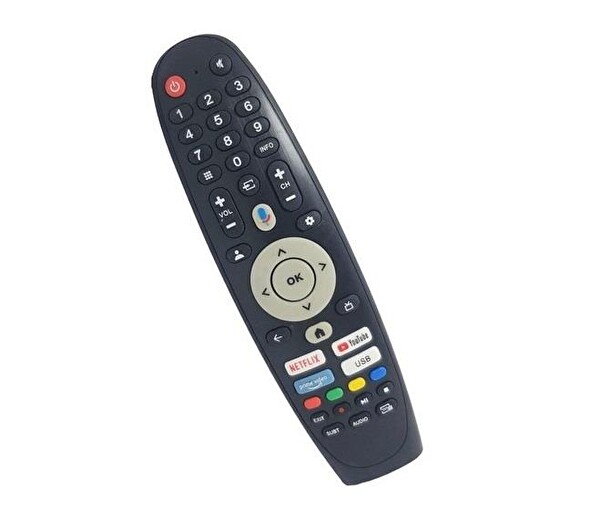 Tayfun Hyundai 75HYN3305 İle Uyumlu Googlee TV Kumandası - Mikrofonsuz