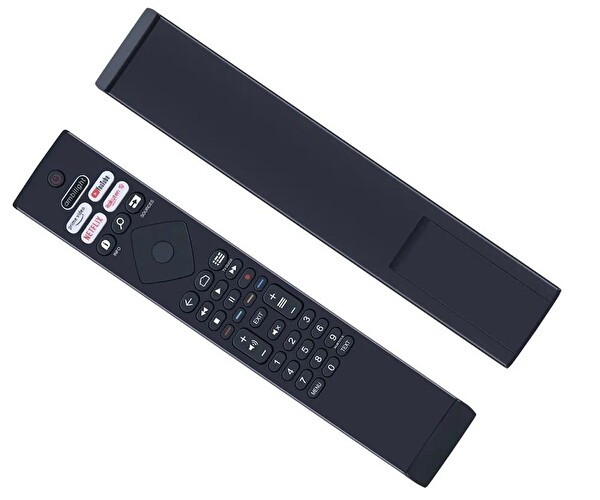 Tayfun Philips 55PML9308/12 İle Uyumlu Android TV Kumanda - Mikrofonsuz