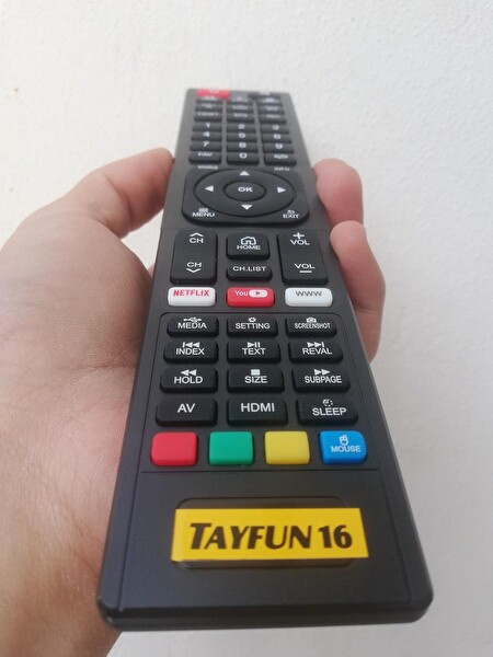 Tayfun Rose Model No Atv-450 İle Uyumlu TV Kumandası