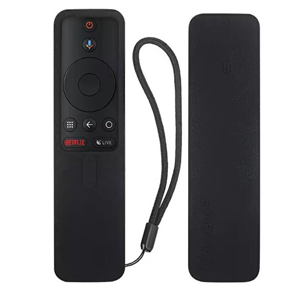 Electroon Xiaomi Kumanda Uyumlu Silikon Koruma Kılıfı - Siyah