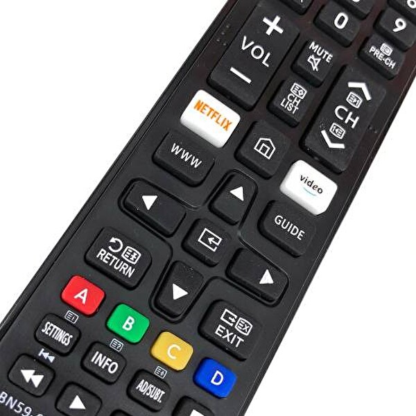 Tayfun Samsung QE-85Q70 İle Uyumlu Smart 4k LED TV Kumandası Netflix