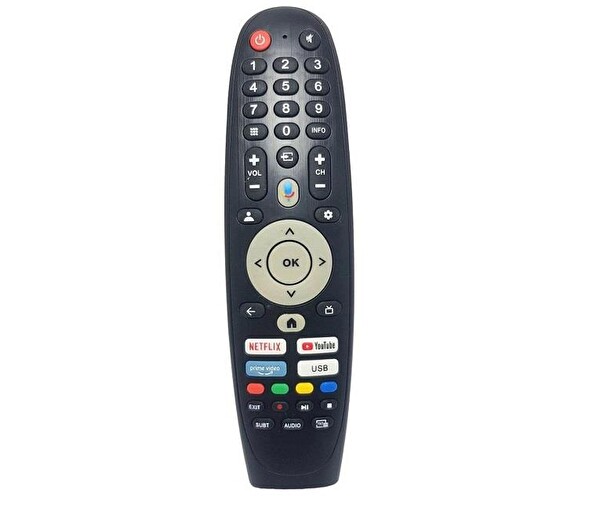 Tayfun Skytech Model No 65ST1305 İle Uyumlu Googlee TV Kumandası - Mikrofonsuz