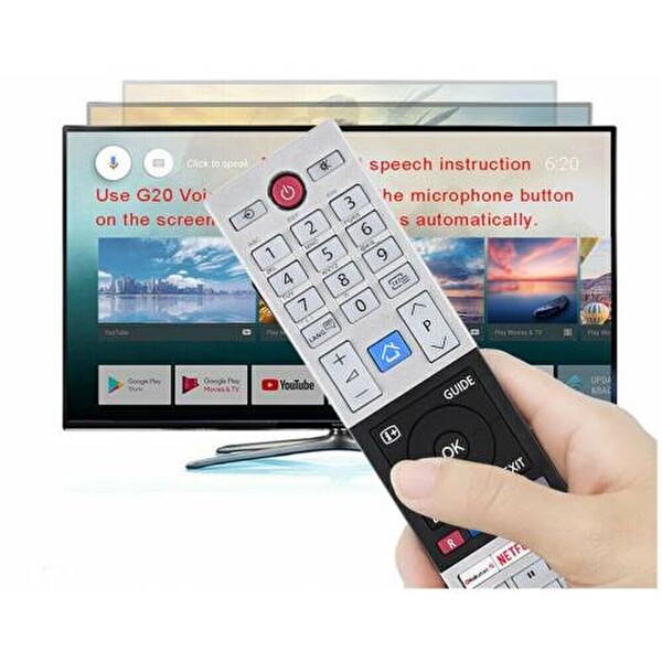 Tayfun Toshiba 49ll3a63dt Smart LED TV Uyumlu Kumanda