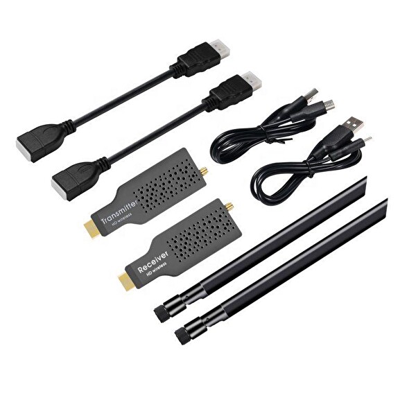Powermaster PM-19864 50Metre HDMI Extender Wireless Transmitter Görüntü Ve Ses Aktarıcı