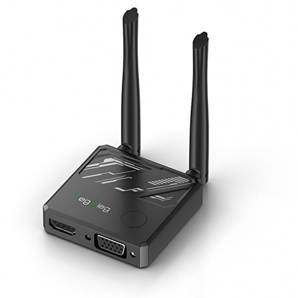 VegGieg 4K HDMI VGA 2.4 / 5Ghz Wireless Miracast Chromecast Airplay Dongle Kablosuz Görüntü ve Ses Aktarım Cihazı