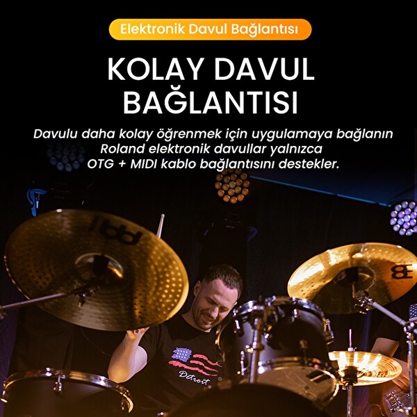 VegGieg Lightning to MIDI USB-B iPhone iPad Uyumlu Müzik Enstrüman Kablosu