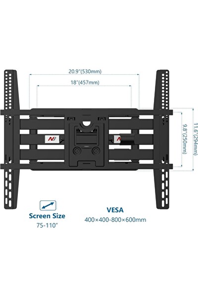 Ergoflex North Bayou Sp5 Büyük Ekranlar İçin 75