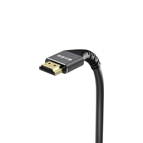 S-Link SLX-HD4K03 19+1 Metal v2.0 4K 4096x2160 60Hz HDMI Kablo 3 M