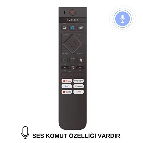 Electroon Philips KK 8042 77OLED810 12 Uyumlu Ses komutlu Smart TV Kumanda 2