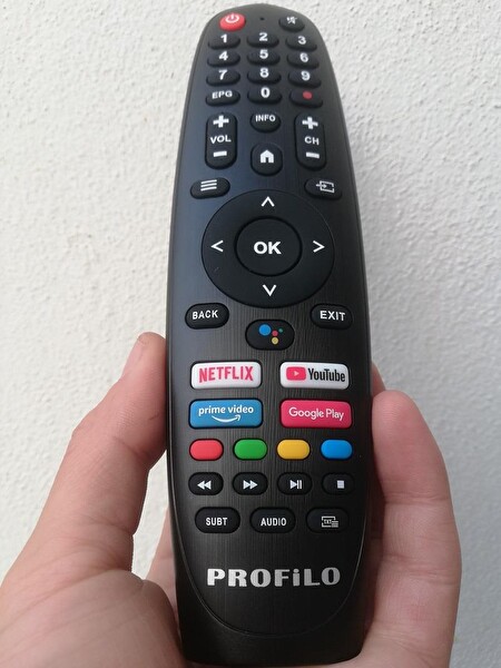 Tayfun Profilo 40PA315EG Android Smart TV Uyumlu Kumanda-No Mic.