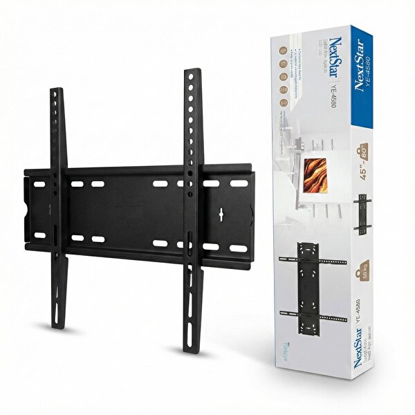 NextStar YE-4580 45-80'' Sabit LCD LED TV Askı Aparatı - Su Terazili