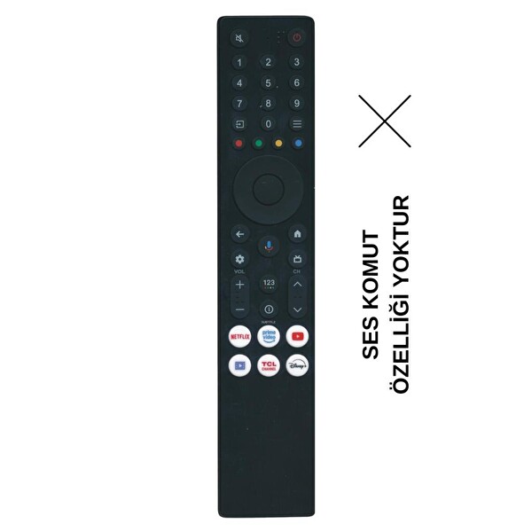 Electroon TCL RC833A FMB1 IR Android Tv Kumanda   Ses Komutsuz