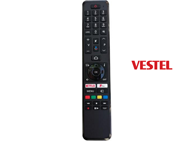 Herz Vestel İle Uyumlu 70QA9700 Bluetooth Sesli TV Kumandası