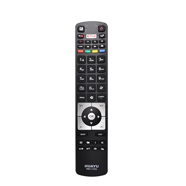 Huayu RM-L1526 Vestel Uyumlu Netflix-Youtube Tuşlu LED TV Kumanda