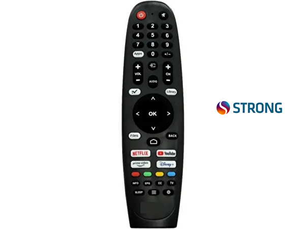 Herz Strong İle Uyumlu ML50EW8000F Whaleos Smart Led TV Kumandası