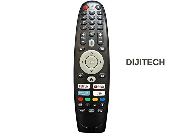 Herz Dijitech İle Uyumlu Model 32DJS10000 Android TV Kumanda