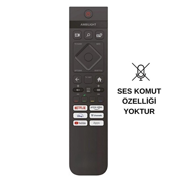 Electroon Philips 85PUS8510 12 Uyumlu Ses Komutsuz Android LED TV Kumanda