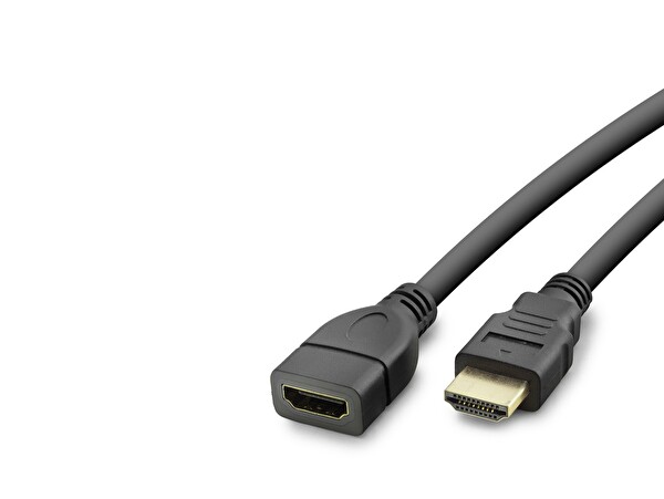 Evimdeyokyok HDX2043 HDMI Uzatma Kablosu 1 M - Siyah