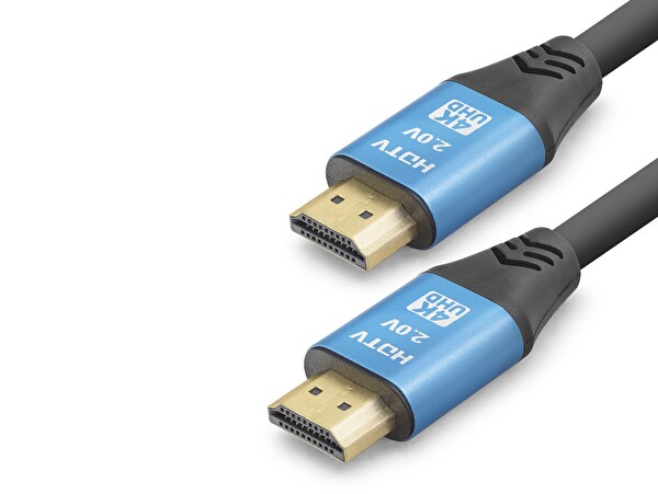 Evimdeyokyok ND4053 4K UHD 19-1 Od 8.0 MM HDMI 2.0 Kablo 10 M Siyah-Mavi