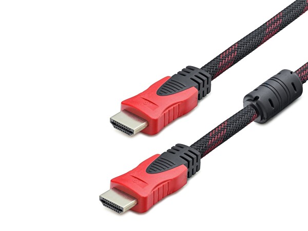 Evimdeyokyok HDX2022 HDMI Kablo 15 M - Siyah-Kırmızı