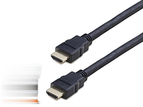 Evimdeyokyok HDX2014 HDMI Kablo Od 7.8 MM 25 M - Siyah