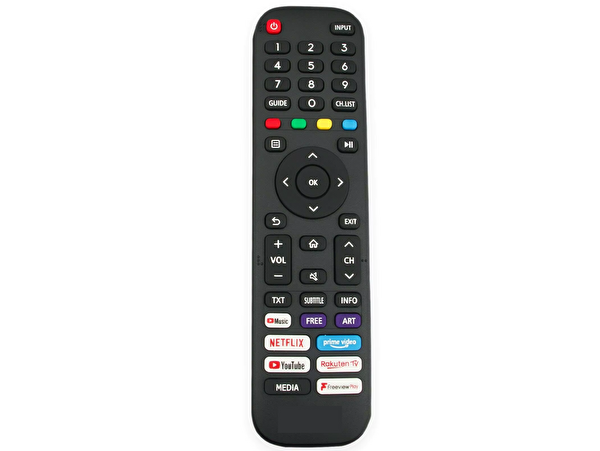 Generic Awox Uyumlu Netflix Prime Video Youtube Tuşlu Lcd LED Televizyon Kumandası