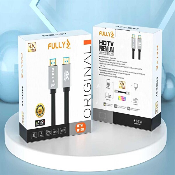 Fully 4Kx2K 60Hz UHD 2.0V 7 Metre HDMI Kablo