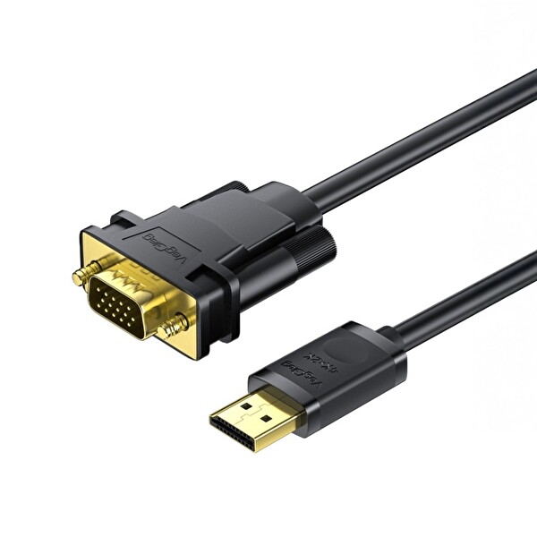 VegGieg DisplayPort (DP) to VGA Full HD 60Hz Görüntü Video Aktarım Kablosu 1.5 Metre