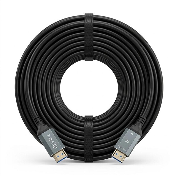 Sline Line Of Technology 4K 60HZ Fiber Optik 75M HDMI Kablo