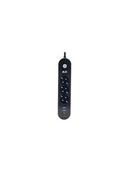 Çeşithane USB & Type-C PD 20W Şarjlı 2500 W 3’lü Akım Korumalı Çoklu Priz