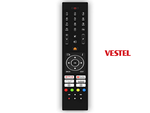 Generic Vestel Uyumlu 43UA9400 Android Televizyon Kumanda-Mikrofonsuz