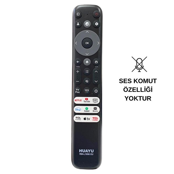 Electroon RM L1958 EU TCL Universal Android LCD Led Huayu Ses Komutsuz TV Kumanda
