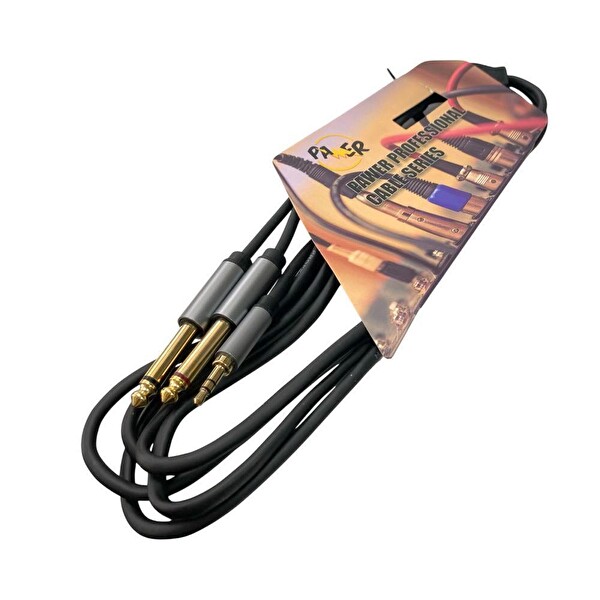 Pawer 5 M 2x 6.3 MM Mono 3.5 MM Stereo Kablo