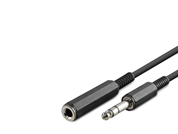 Evimdeyokyok 6.35MM Gitar Uzatma Kablosu 1.5 M Siyah HDX1050