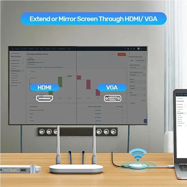 Unitek V1183A01 Kablosuz HDMI Verici Alıcı Kiti