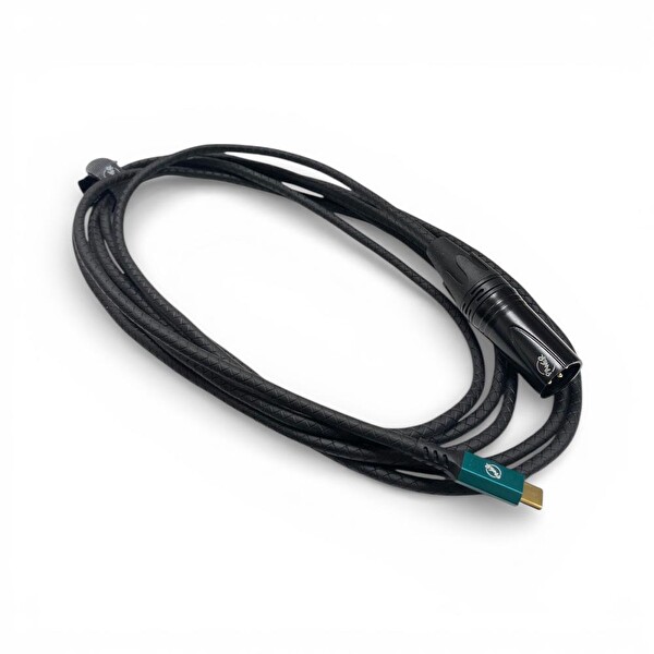 Pawer XLR Canon Erkek to Type-C Kablo 1 Metre
