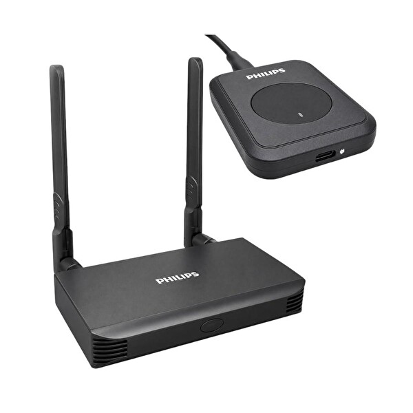 Philips SWR8106E/93 Type-C HDMI ve VGA Kablosuz Görüntü Aktarıcı Seti 50 M